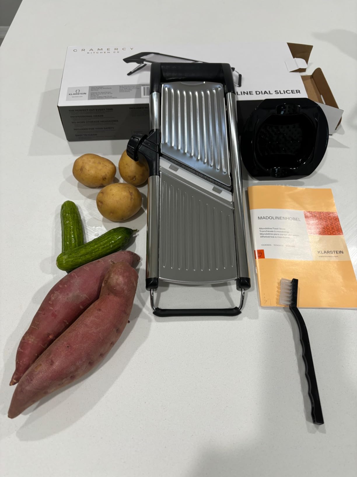 Gramercy Adjustable Mandoline Food Slicer, Mandoline Slicer for Kitchen