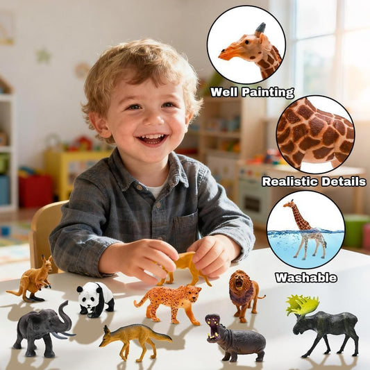 Safari Animals Figures Toys: A Wildly Entertaining Playset for Kids